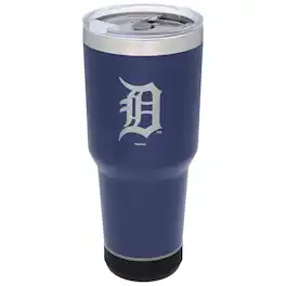 The Memory Company - Detroit Tigers 30oz. Stainless Steel LED Bluetooth Tumbler - Multicolor