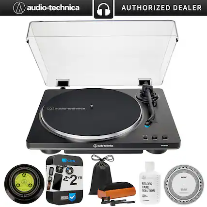 audio-technica AUTHORIZED DEALER
audio-technica AT-LP60X
CPS 2 YR EXTENDED PROTECTION
RECORD CARE SOLUTION