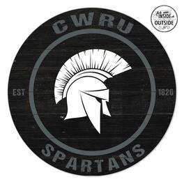 Jardine - Case Western Reserve University 20" x 20" Indoor/Outdoor Circle Sign - Navy