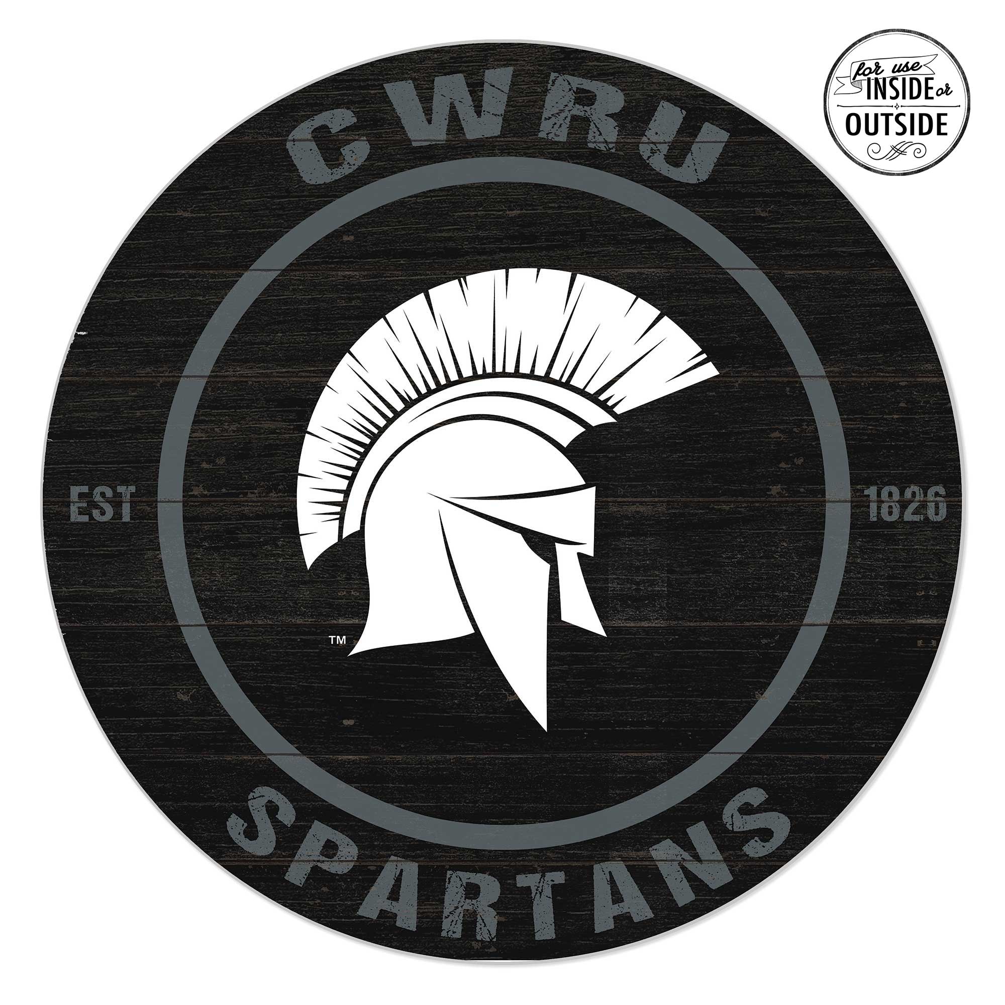 Case Western Reserve University 20" x 20" Indoor/Outdoor Circle Sign