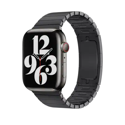 Alt View 11. Apple - 42mm Space Black Link Bracelet - Space Black.