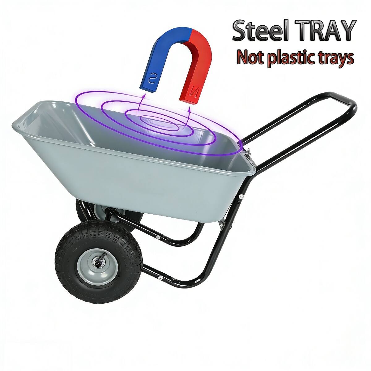 Steel TRAY  
Not plastic trays