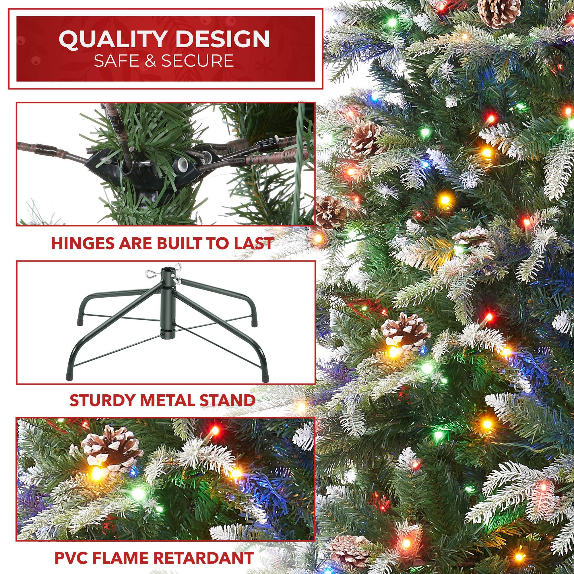 QUALITY DESIGN  
SAFE & SECURE  

HINGES ARE BUILT TO LAST  

STURDY METAL STAND  

PVC FLAME RETARDANT