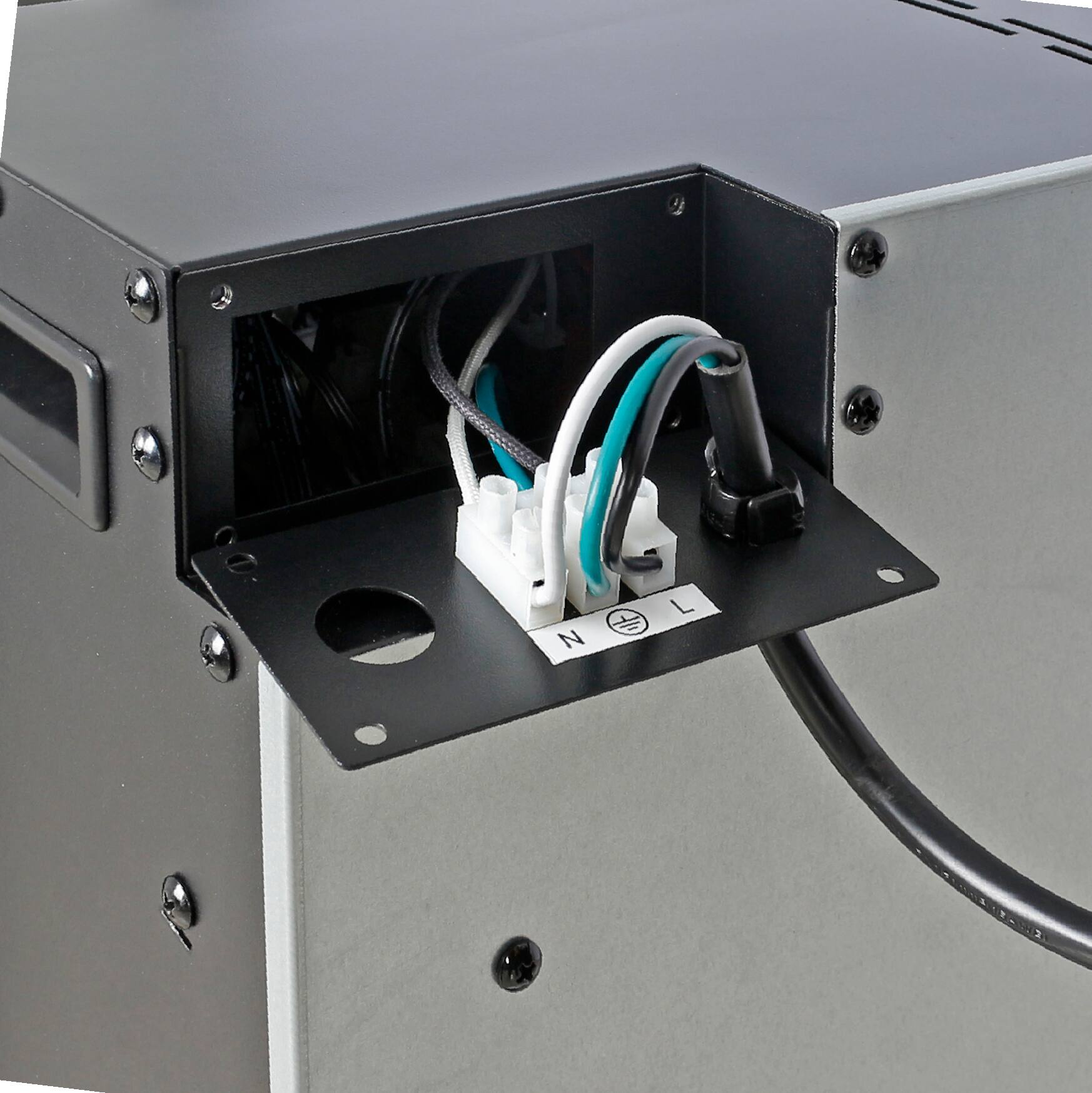 Alt View 9. Tiramisubest - 28" Infrared Electric Fireplace with Removable Trim kit Insert,Touch Panel Home Decor Heater,Smokeless Firebox - Antique Black.