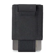 Front. Nomatic - Wallet for Men and Women: Slim Durable Minimalistic Wallet, Easy Access Pull Tab, Cash Pocket, and Holds 4-14 Cards - Black.
