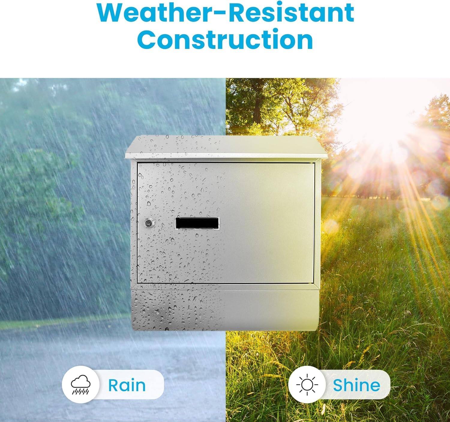 Weather-Resistant Construction

Rain Shine