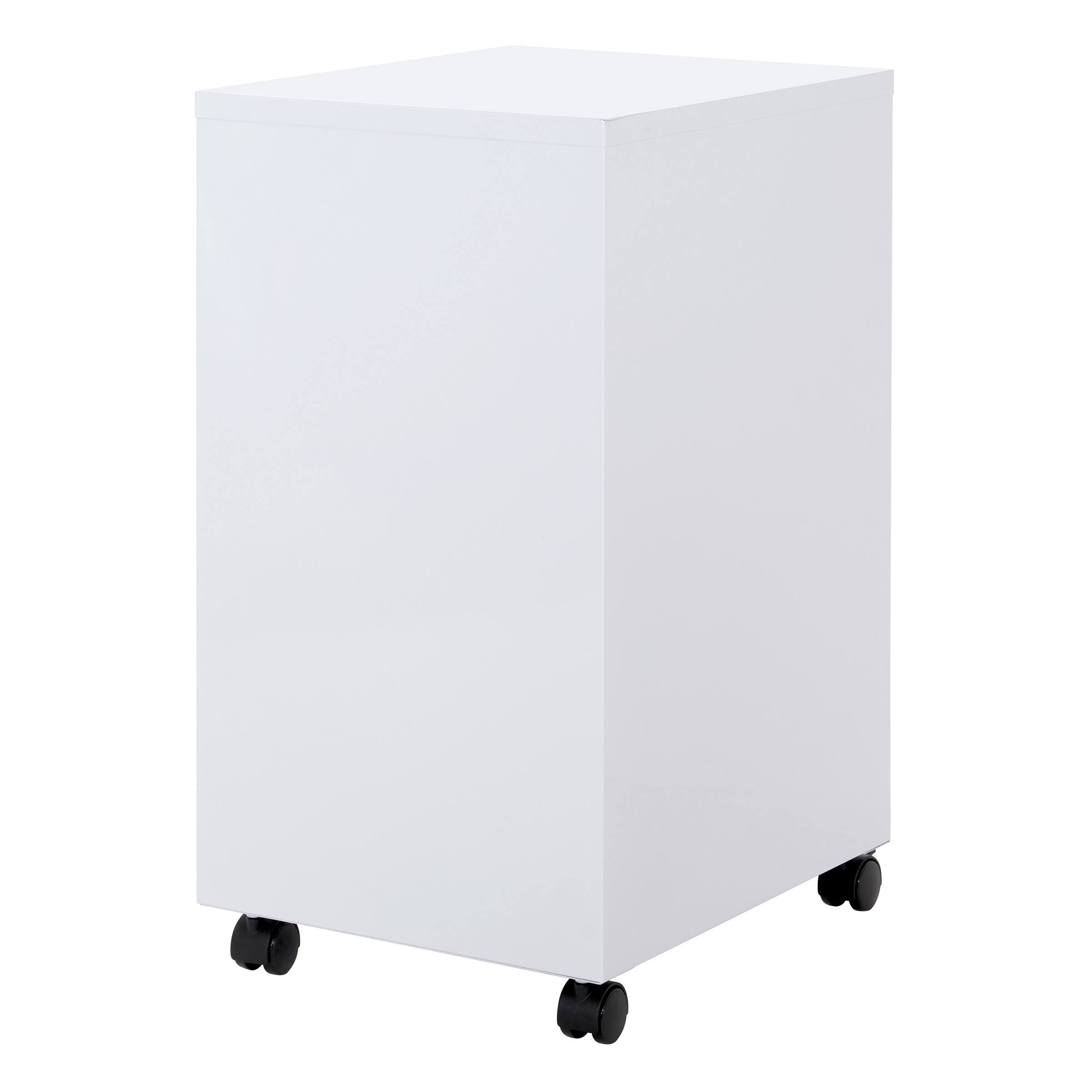 Alt View 13. OSP Home Furnishings - 2 Drawer Mobile Locking Metal File Cabinet - White.