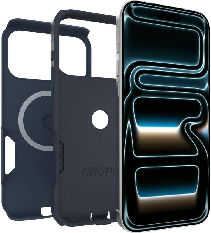 Alt View 2. OtterBox - OtterBox iPhone 17 Pro Max, Bundle: Commuter Series MagSafe Case & Screen Protector, Built-in magnets, Thin & Protective - Blue Sentiment.