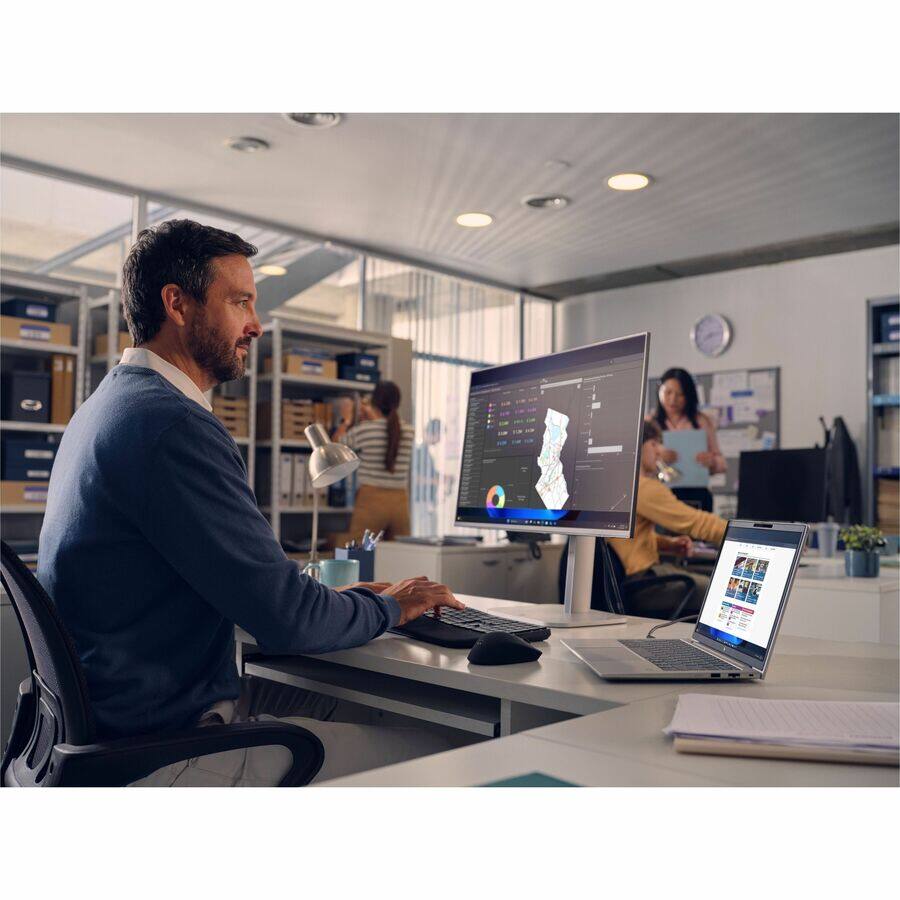 Alt View 5. HP - HP EliteBook 6 G1i 13.3" Notebook - WUXGA - Intel Core Ultra 7 265U - vPro Technology - 16 GB - 512 GB SSD - English Key - Pike Silver Aluminum.