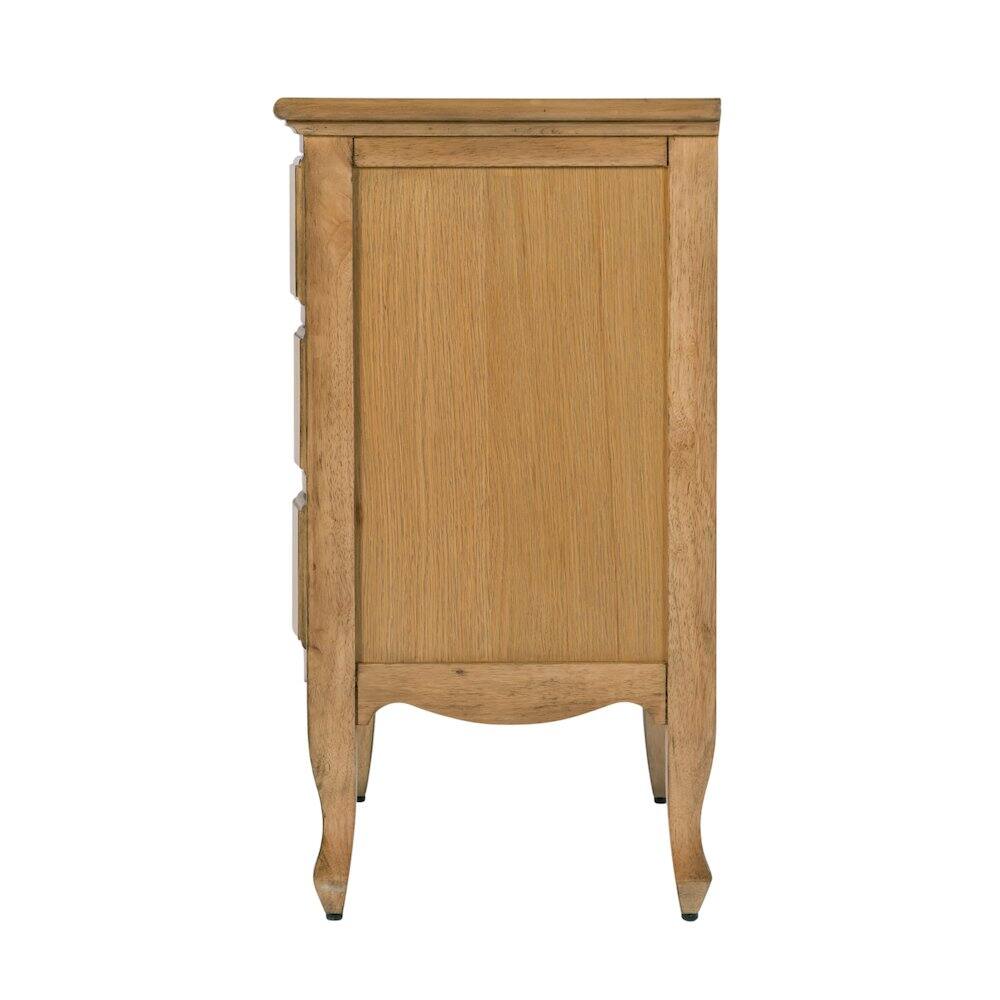 Left. Butler Specialty - Nigel 21.5 in. W Rectangular Wood 3 Drawer Accent Chest - Brown.