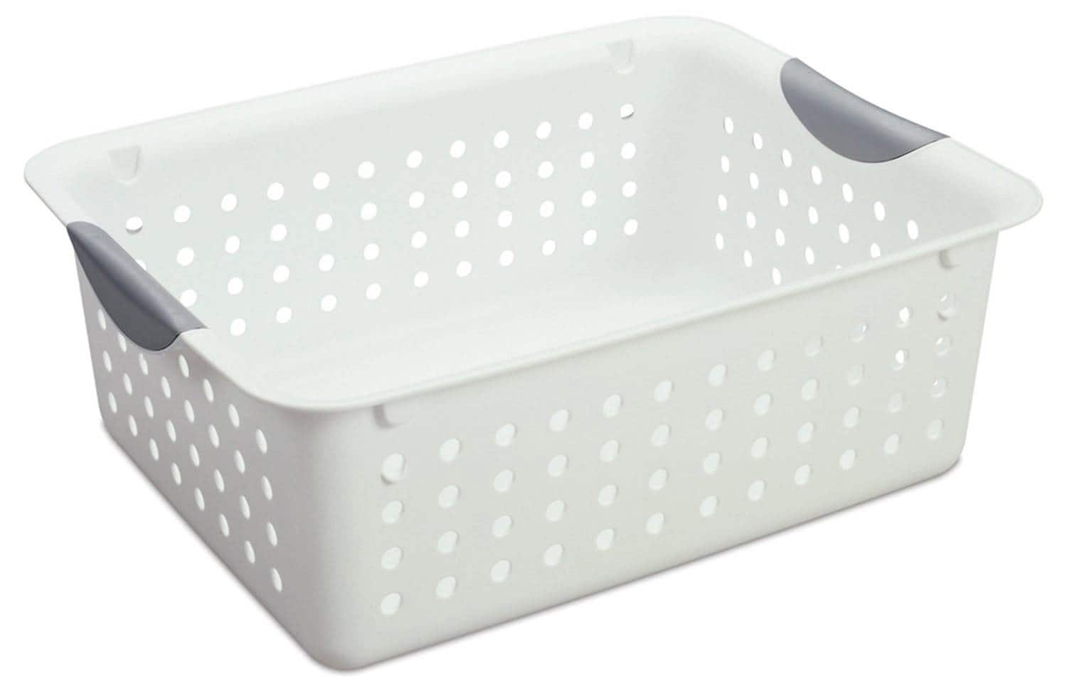 Sterilite - Medium & Small Ultra Plastic Storage Bin Organizer Basket (18 Pack)