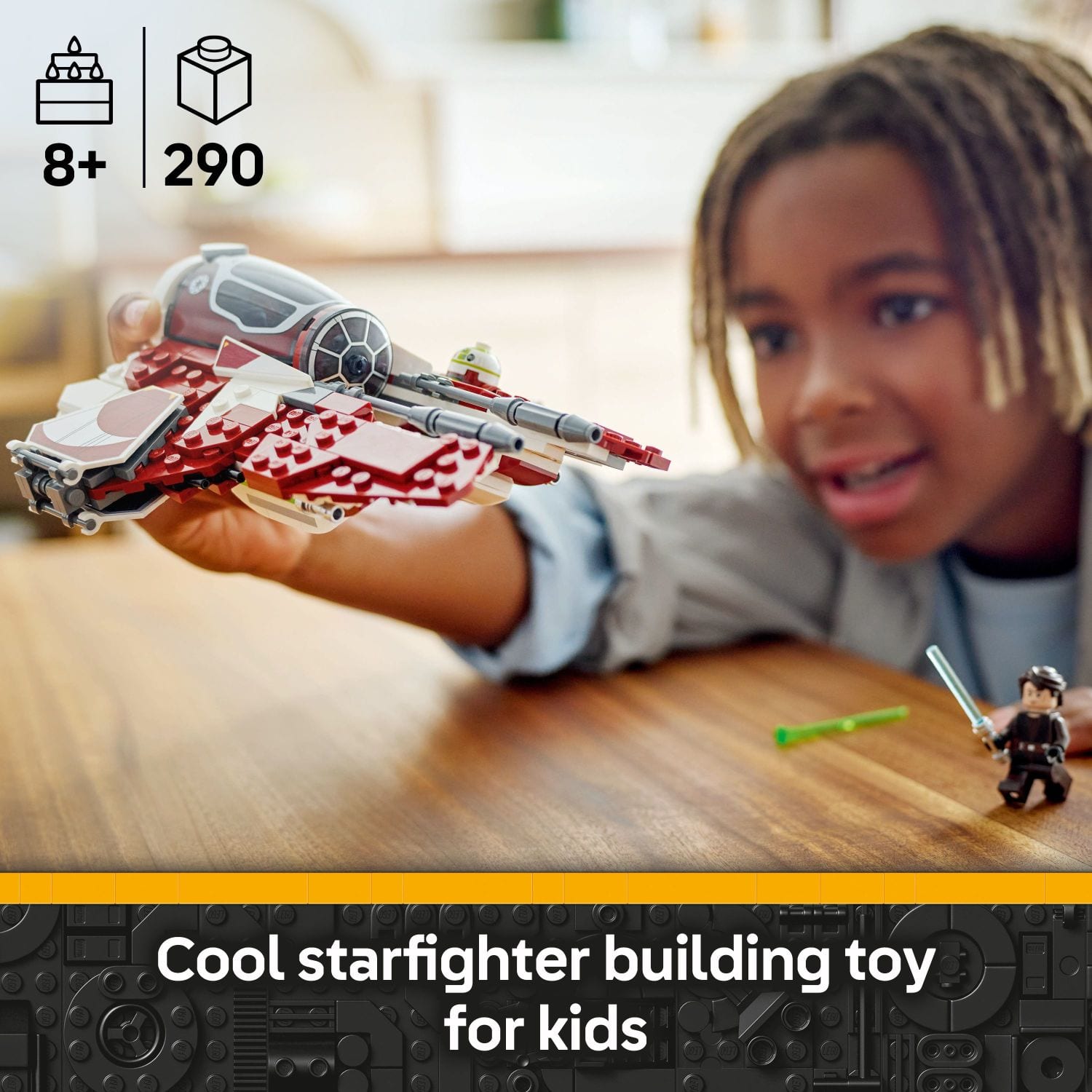 Cool starfighter building toy for kids