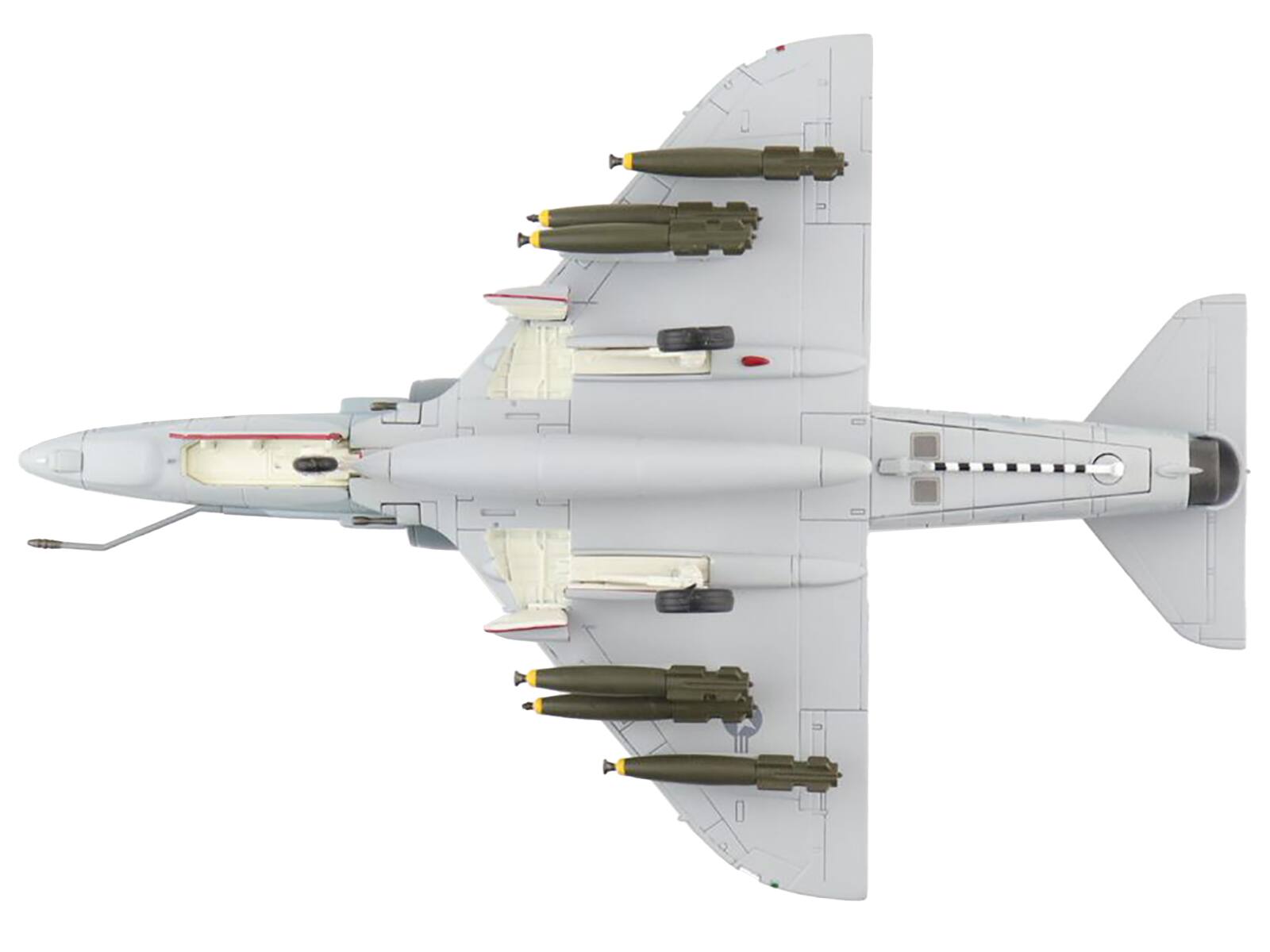 Back. Hobby Master - Douglas A-4F Skyhawk Attack Aircraft VMA-142 "Flying Gators" (1984) "Air Power Series" 1/72 - Grey.