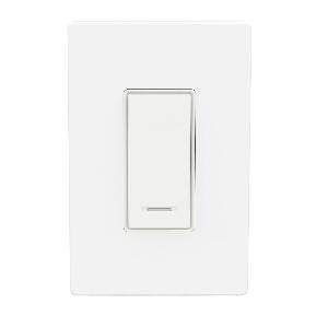 Front. BN-LINK - BN-LINK Wi-Fi Smart In-Wall Light Switch, No Hub, Timer, White, Works with Alexa & Google, Neutral, 2.4 GHz - White.