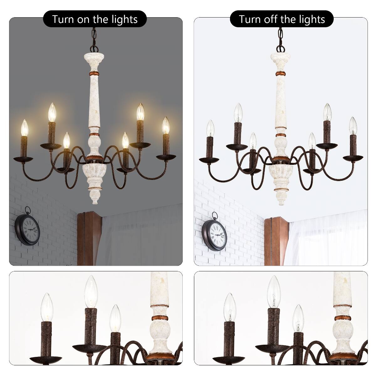 Turn on the lights

Turn off the lights