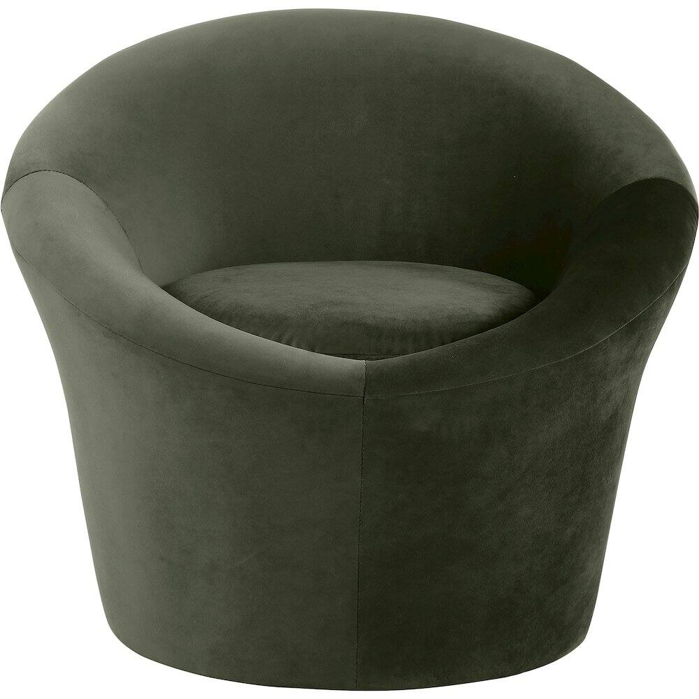 Alt View 2. Meridian Furniture - Tristan Green Velvet Accent Chair - Green.