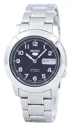 Seiko - 5 Automatic Japan Made SNKK35 SNKK35J1 SNKK35J Men's Watch - Silver