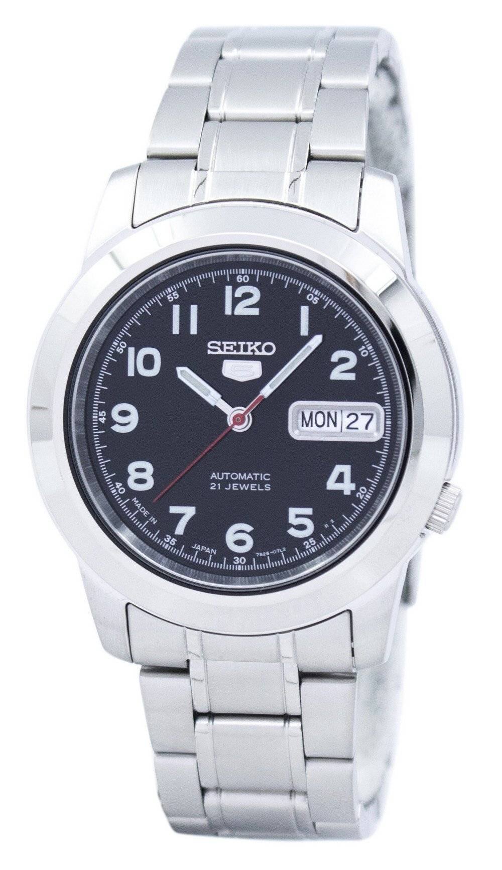 Seiko - 5 Automatic Japan Made SNKK35 SNKK35J1 SNKK35J Men's Watch - Silver