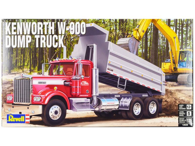 KENWORTH W-900 DUMP TRUCK

Pea PE SES AGES ANS 13 EDADES

Revell LEVEL NIVEAU 5 NIVEL

SCALE CHELLE 1:25 ESCALA

12628