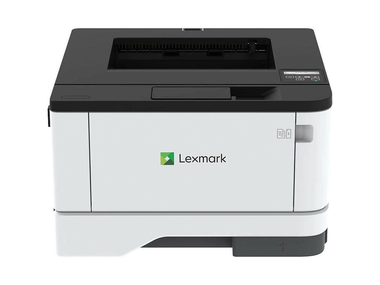 Alt View 7. Lexmark - Lexmark MS331DN 29S0000  Desktop Laser Printer - Monochrome - 40 ppm Mono - 2400 dpi Print - Automatic Duplex - Black.