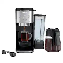 Ninja - Refurbished Excellent - R-CFP150CO DualBrew Grounds & Pods Hot & Iced Coffee Maker with Rapid Cold Brew - Black