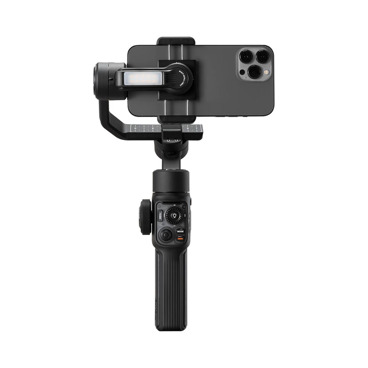 Alt View 2. Zhiyun - Zhiyun SMOOTH 5S AI 3-Axis Handheld Gimbal Stabilizer Standard for Smartphone, Black.