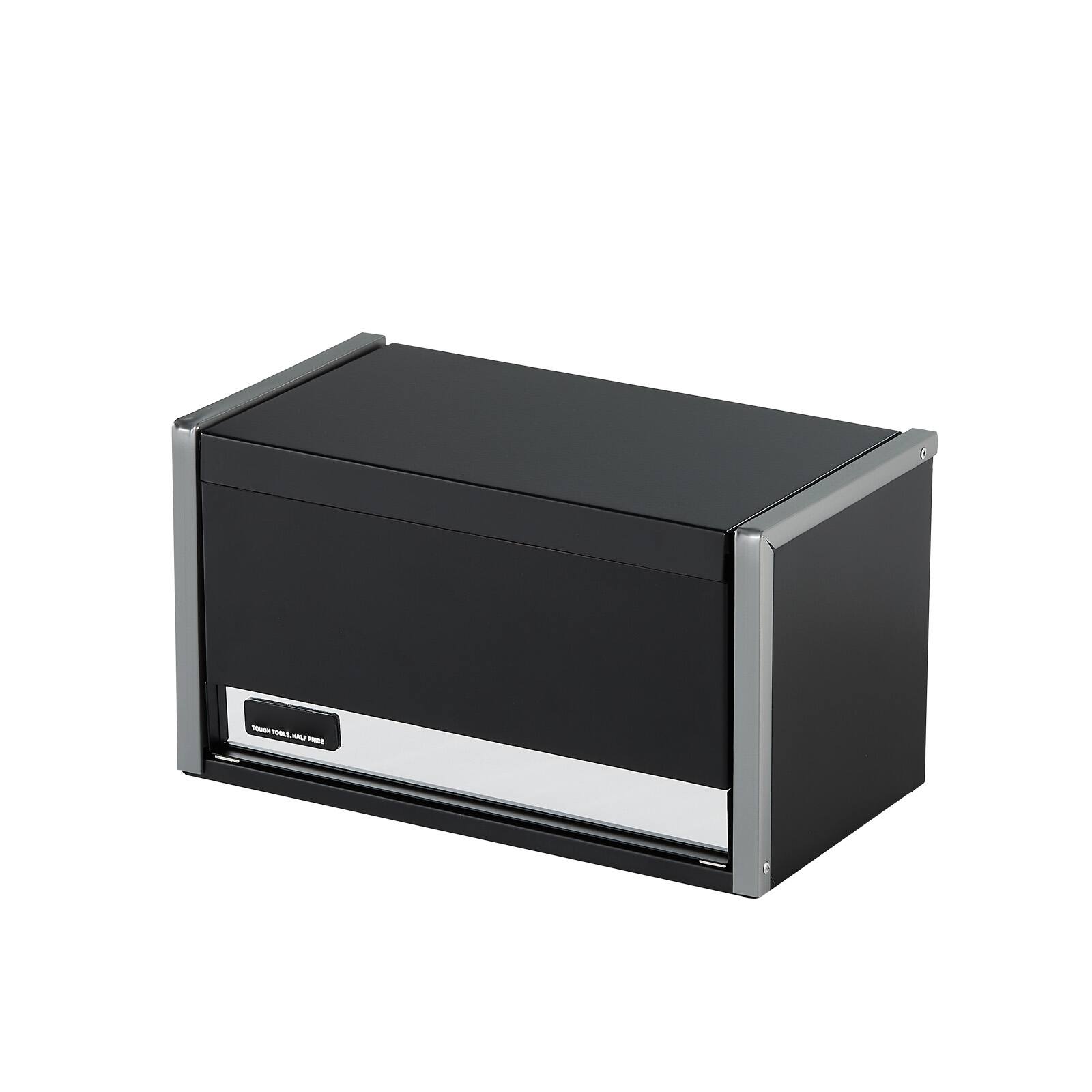 Alt View 5. VEVOR - Metal Tool Box, 8.6-inch, Portable Metal Tool Box with 3 Drawers, Small Tool Chest with EVA Liners and PP Feet Pads - Black.