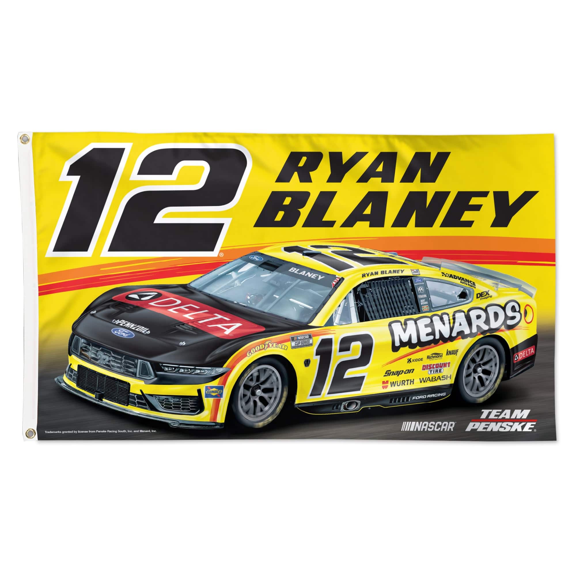 Photos - Other Decoration RYAN WinCraft -  Blaney 3' x 5' Single-Sided Deluxe Flag - Multicolor 