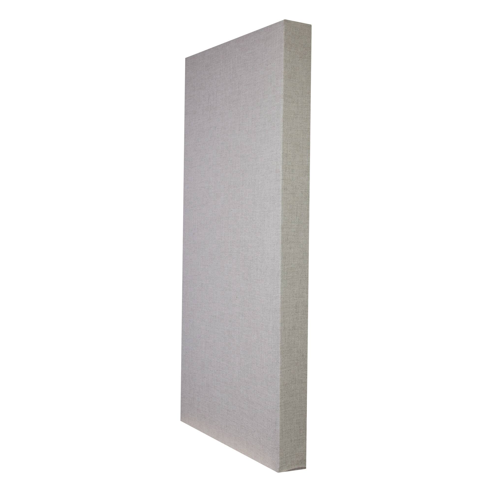 Back. ATS Acoustics - Bass Trap Acoustic Panel with Sona Fabric, Full Range, 24" x 48" x 4" - Sandstone.