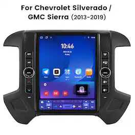 Junsun - For Chevrolet Silverado GMC Sierra 2013-2019 carplay 6+128GB 12.1" Android15 8 Core Car Stereo Radio GPS Navi WIFI RDS - Black