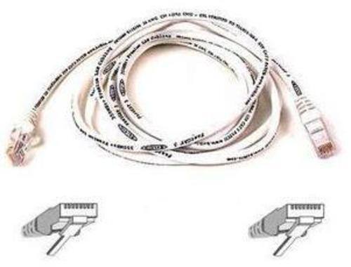 Front. Belkin - 7 ft. Cat. 5e Patch Cable A3L791-07-WHT-S - White.