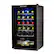 Front. Black+Decker - BLACK+DECKER 24 Bottle Wine Fridge, Compressor Cooling Wine Cooler Refrigerator with Interior Light - Black.
