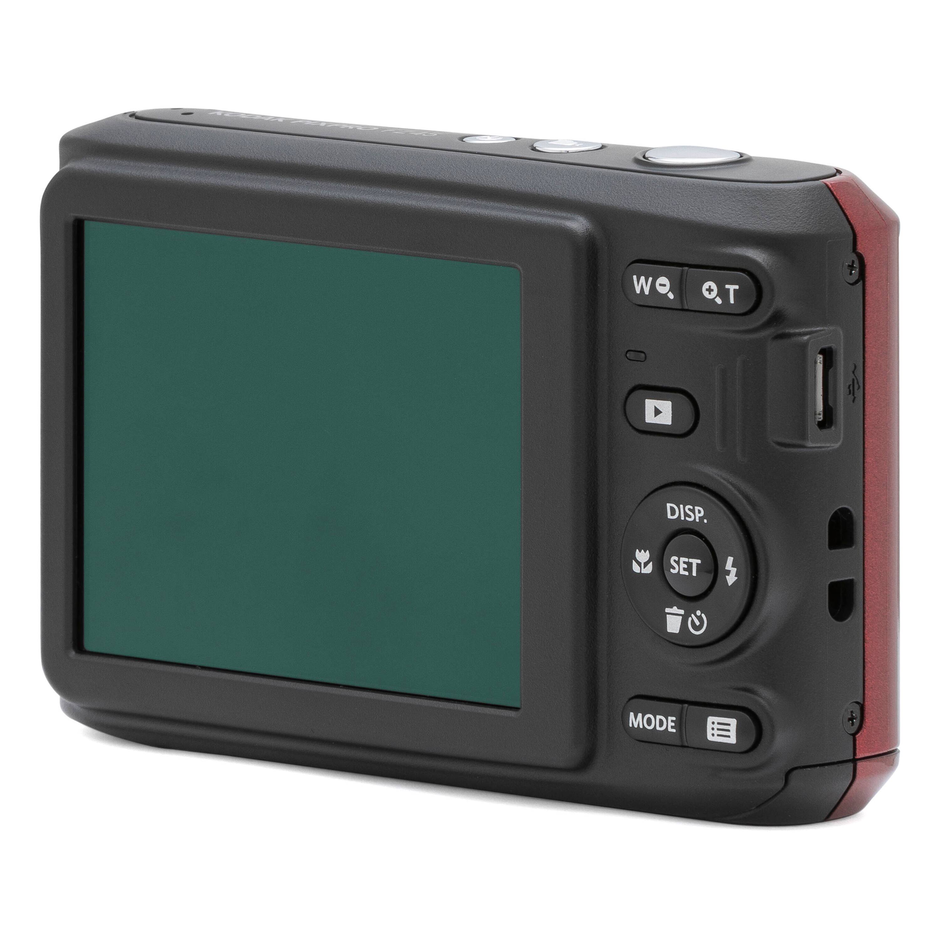 Left. Kodak - PIXPRO FZ45 16.4 Megapixel Compact Camera - Red.