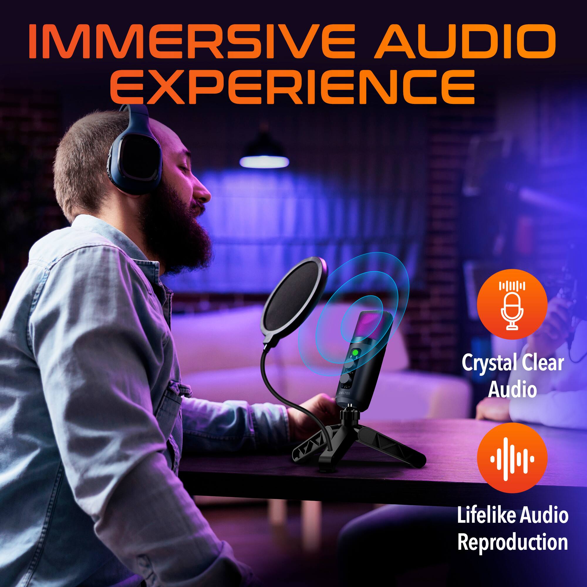 IMMERSIVE AUDIO EXPERIENCE
Crystal Clear Audio
Lifelike Audio Reproduction
