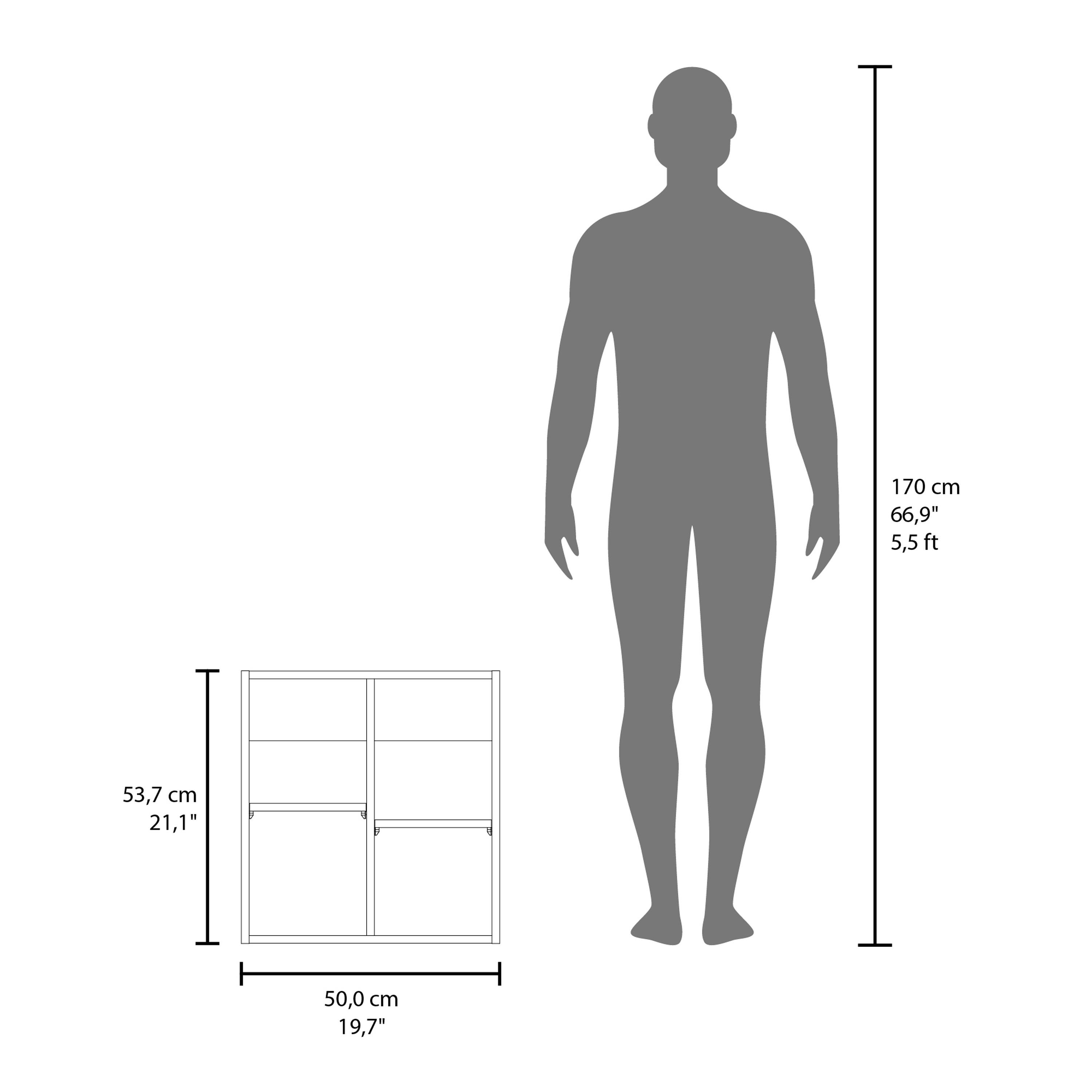170 cm 66,9" 5,5 ft
53,7 cm 21,1"
50,0 cm 19,7"
