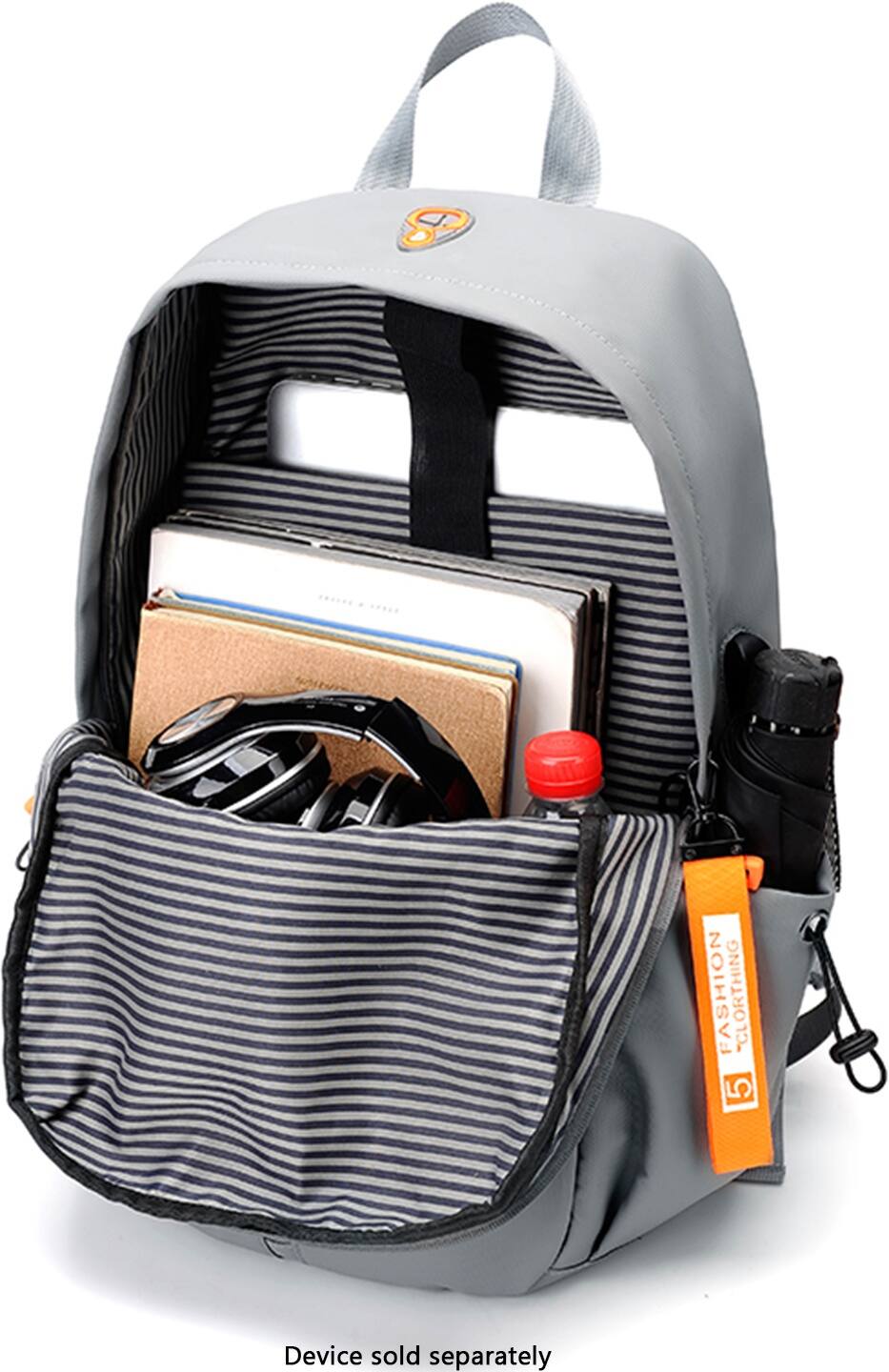 The text on the image reads: "Device sold separately."