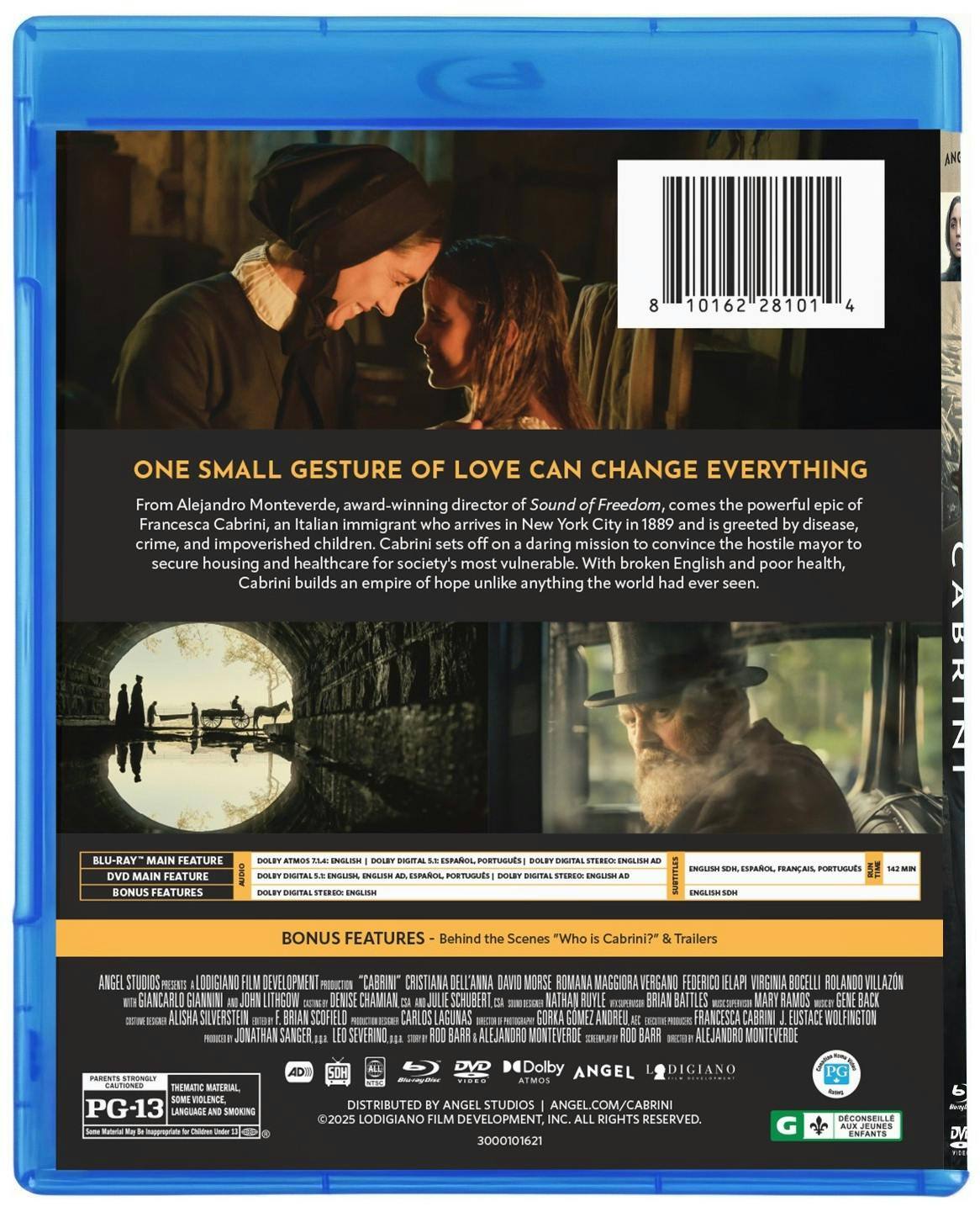 Back. Cabrini (Bonus Edition) (Blu-ray + DVD Combo) [Blu-ray].