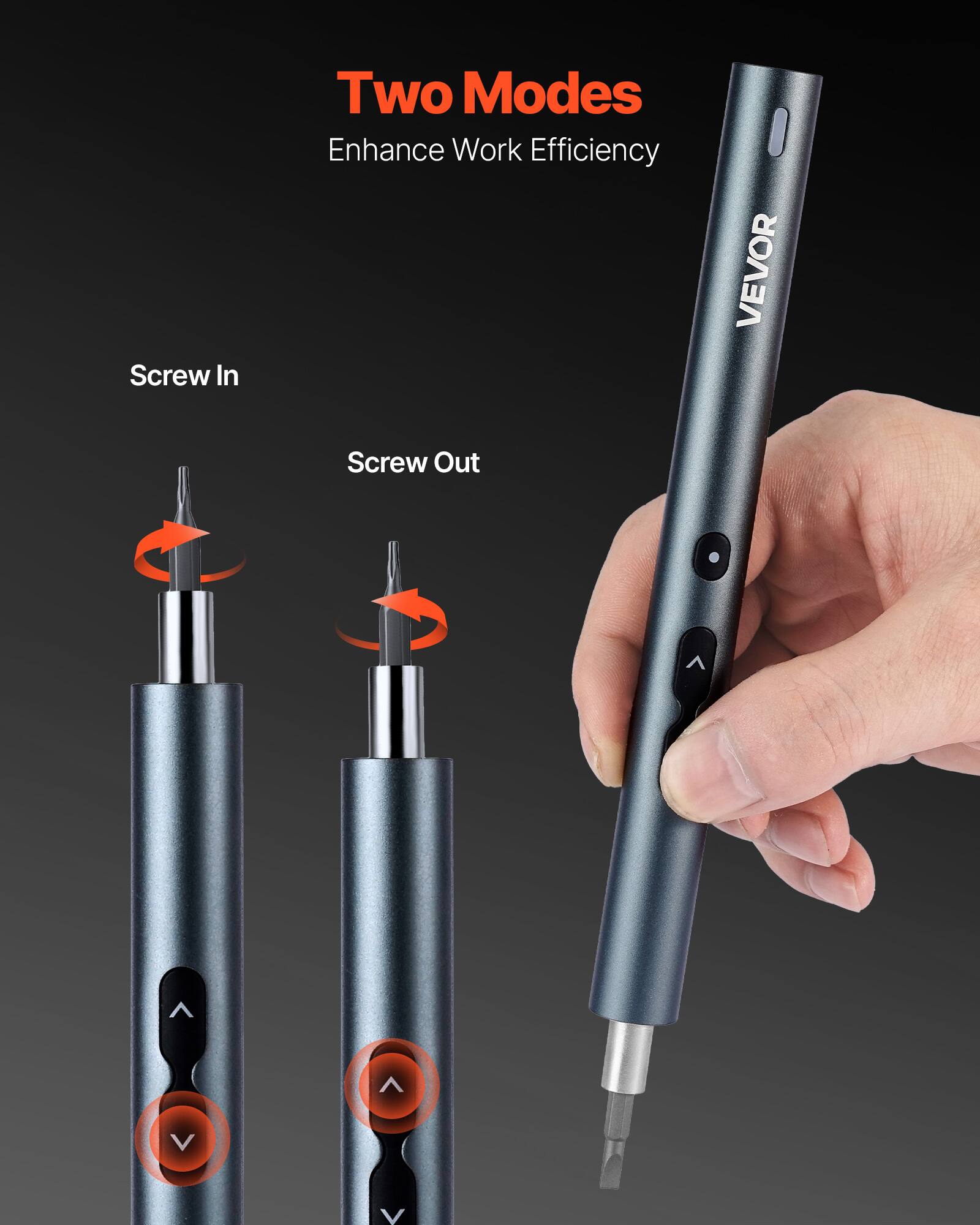Screw In Two Modes Enhance Work Efficiency VEVOR Screw Out