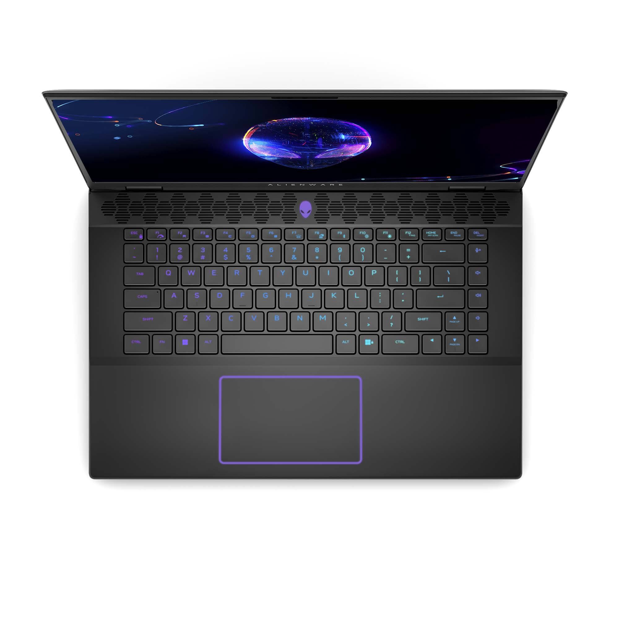 Alt View 24. Alienware - m16 R2 16" 2.5K 240Hz Gaming Laptop - Intel Core Ultra 9 Series 1 - 32GB Memory - NVIDIA GeForce RTX 4070 - 1TB Storage - Dark Metallic Moon.