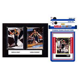 C&I Collectibles - Denver Nuggets 6" x 8" Player Plaque & 2024 Team Trading Card Set - Multicolor