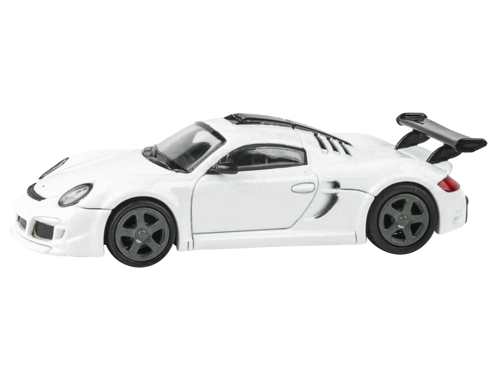 Angle. Paragon - 2012 RUF CTR3 Clubsport Grand Prix White 1/64 Diecast Model Car by Paragon Models - White.