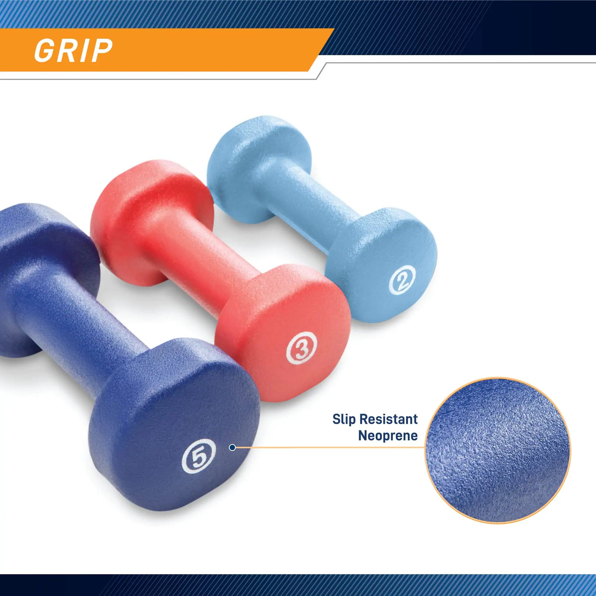 GRIP

2 3 5

Slip Resistant Neoprene