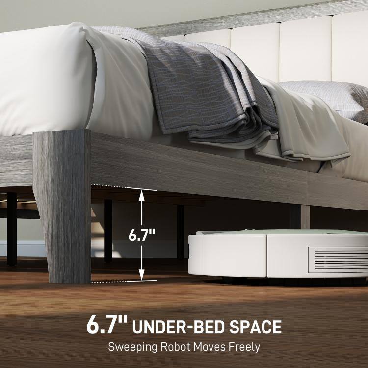 6.7" UNDER-BED SPACE  
Sweeping Robot Moves Freely