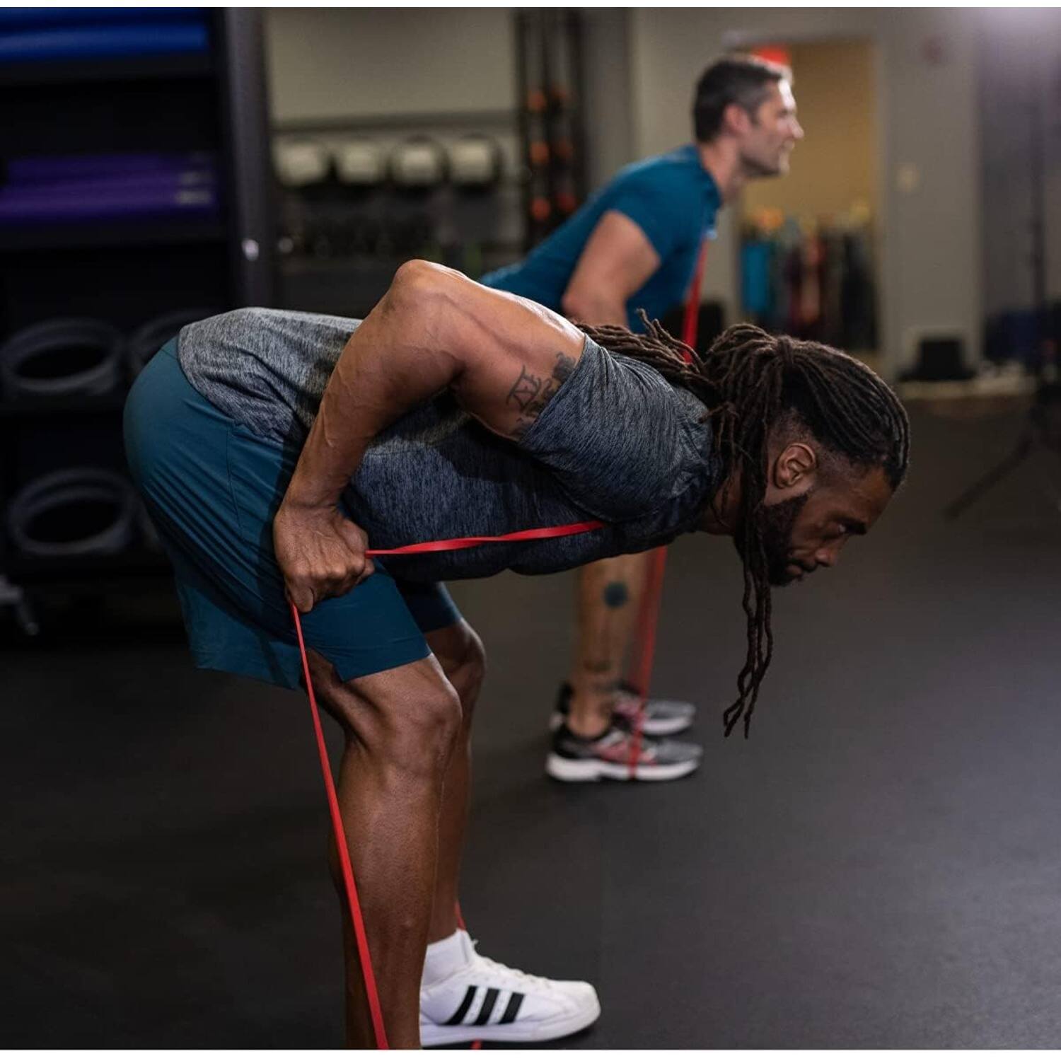 Alt View 3. Power Systems - 41" Strength Band – Ultra Heavy (80-100 lbs) Resistance Band for Strength Training - Blue.