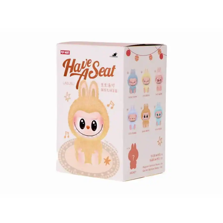 POP MART Labubu The Monsters Have a Seat Vinyl Plush Single Blind POP MART Labubu The Monsters Have a Seat Vinyl Plush Single Blind