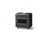 Angle. Viking - 36 in. Wide Pro 5 Series 5.1 Cu. Ft. Freestanding Sealed 4 Burner Gas Convection Range - Cast Black w. Brushed Brass - Cast Black.