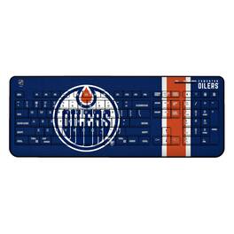 Keyscaper - Edmonton Oilers Stripe Wireless Keyboard - Multicolor