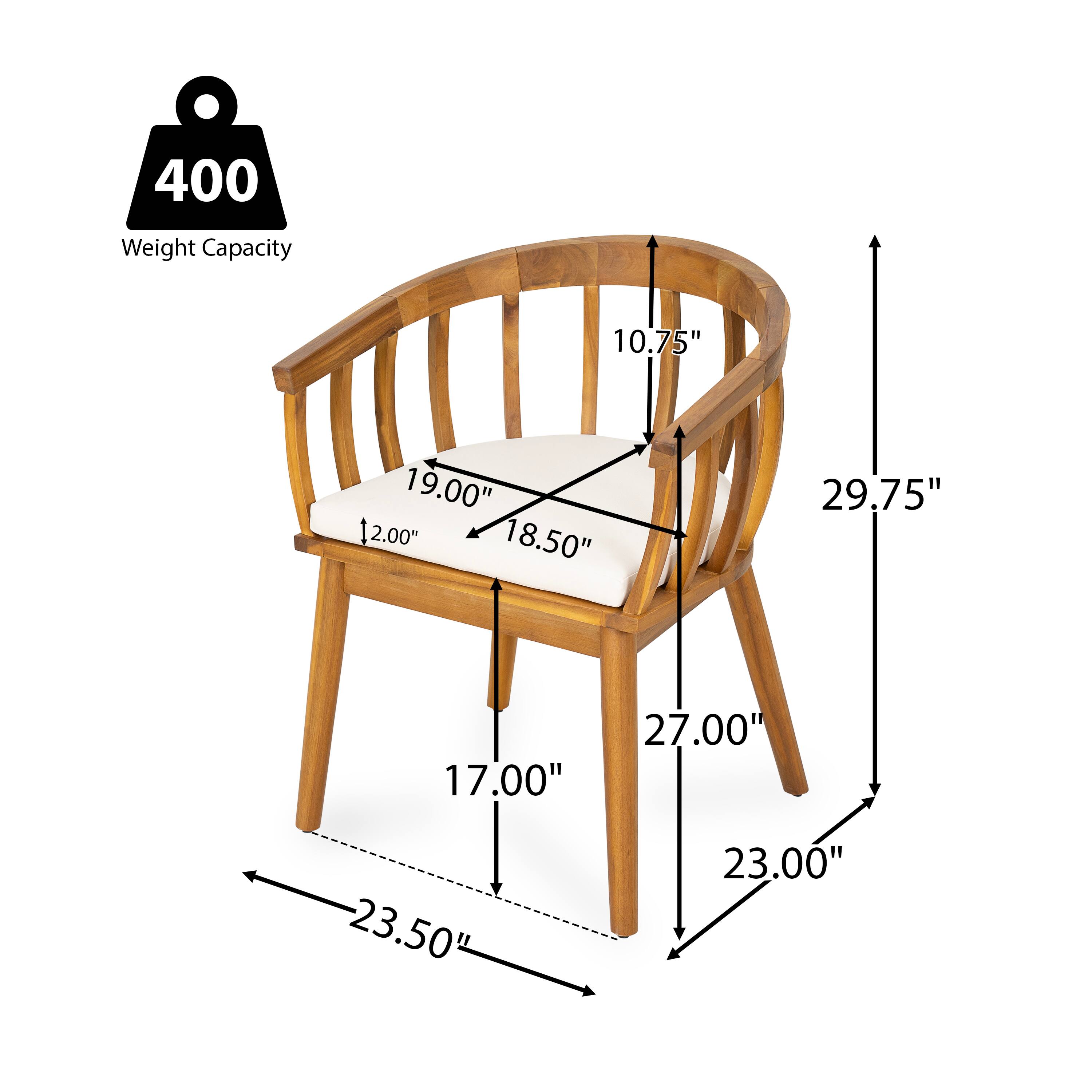 400 Weight Capacity

10.75"  
19.00"  
12.00"  
18.50"  
29.75"  
17.00"  
27.00"  
23.50"  
23.00"