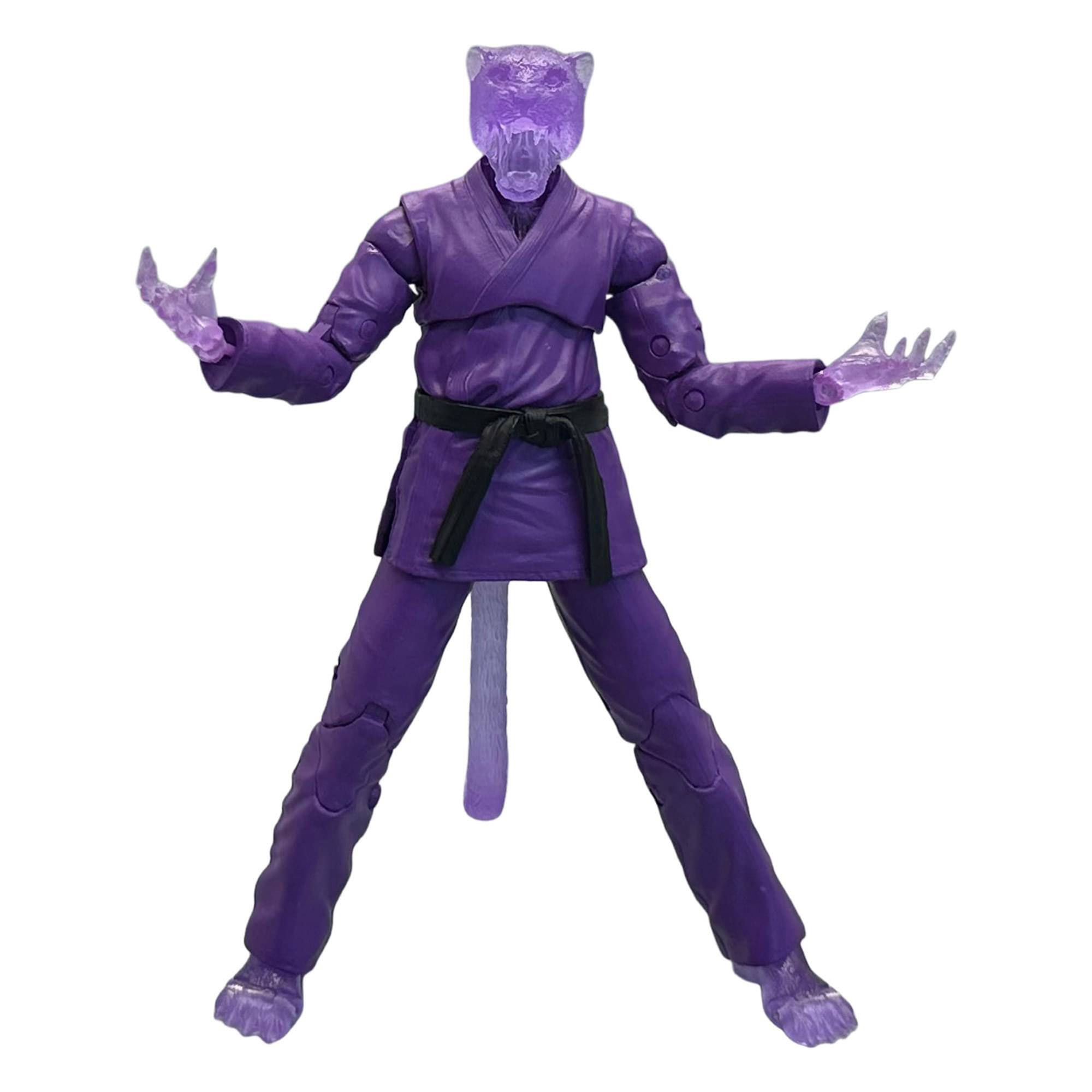 Alt View 10. Icon Heroes - Zoo Jitsu Fighters 6 Inch Action Figure | Paulo the Panther Supercharged - Purple.