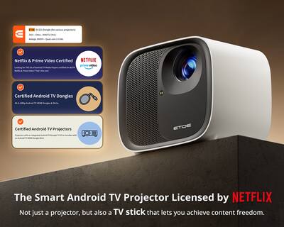 ETOE E3 Pro Android TV 11.0 プロジェクター - 黒 – ETOE JP